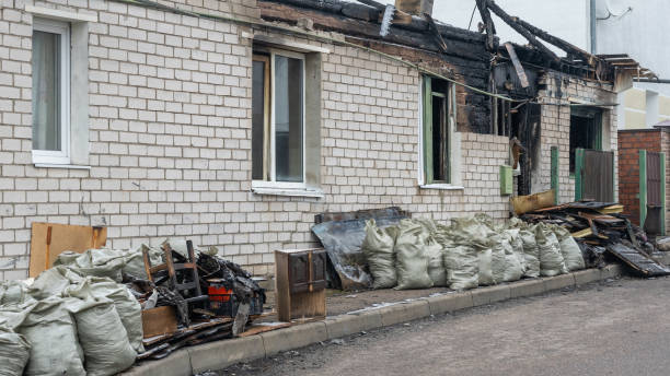 Professional Fire Damage Removal technician working in New Hope, PA